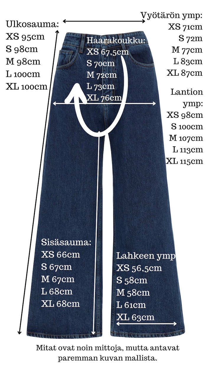 Ariel leveälahkeiset lyhyet luomufarkut - 100% luomupuuvillaa - Sininen - People Tree - Ekologiset farkut