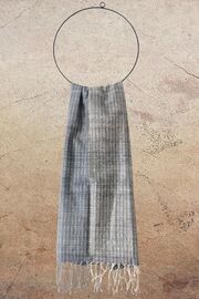 Silkkihuivi - Harmaa - Ahimsa silkkiä - 200cm x 50cm - Fair Trade