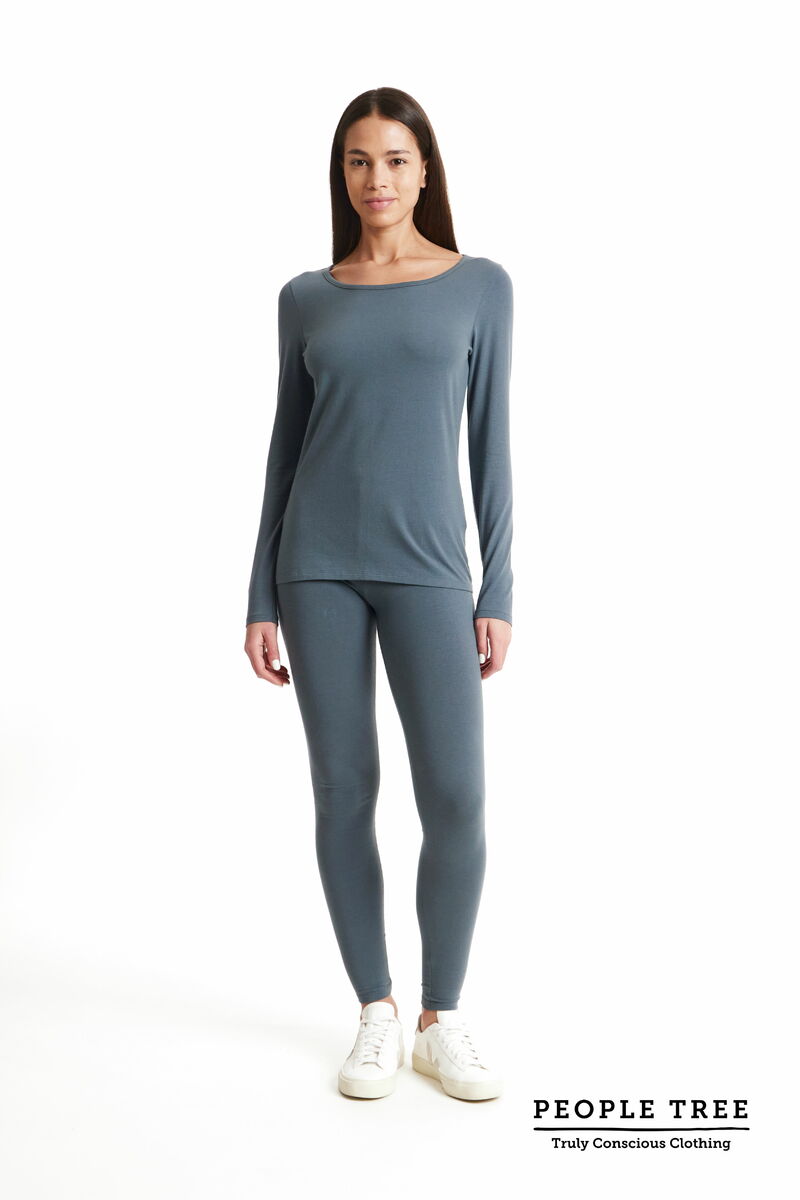 Leggingsit - Grey - Luomupuuvillaa