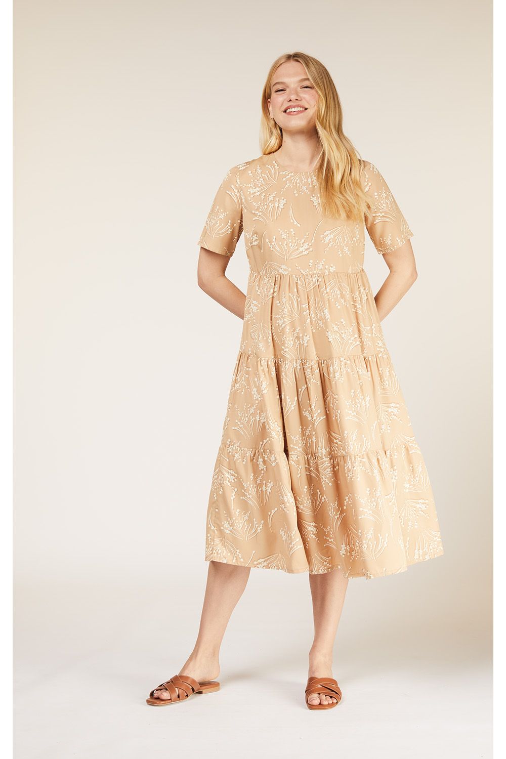 Kit Pellavansiemenkuvio Mekko - M/L- 100% Tencel/Lyocell - People Tree