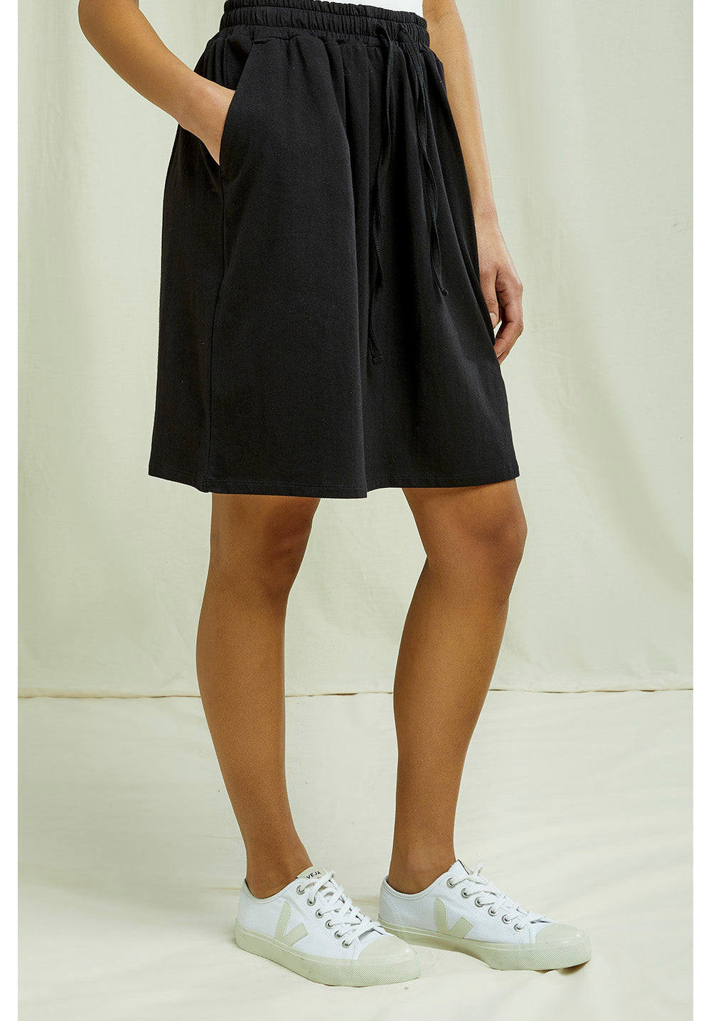 Daryl Hame - Reilun Kaupan Luomupuuvillaa - Musta - People Tree - Ekologinen ja eettinen hame