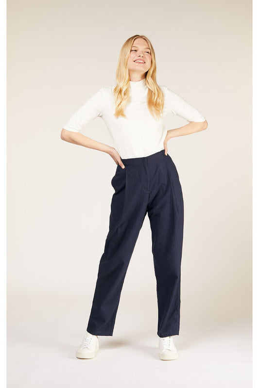 Cecily Turtleneck Toppi - XS-M - Luomupuuvillaa - Musta - People Tree
