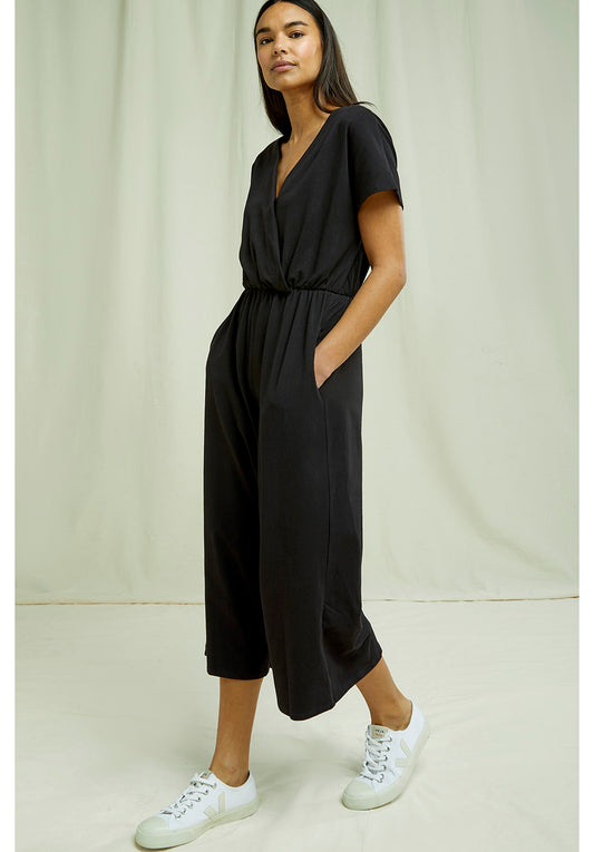 Evelyn jumpsuit - Musta haalari - Luomupuuvillaa - People Tree