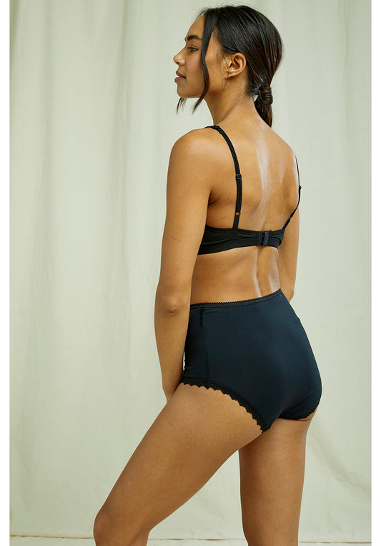 Pitsi Rintaliivit - Luomupuuvillaa - Musta - People Tree